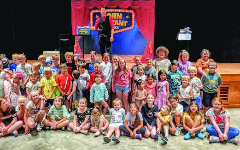 The Vidor Public Library welcomed guest John O’Bryant with his magic show on Wednesday, June 14, 2023. John entertained the children with magic, illusion, music, and hilarious comedy. He also included audience participation with some special magic tricks. The next Summer Reading will be on Wednesday, June 21, 2023, at the Vidor High School auditorium. The guest will be storyteller and puppeteer, Dru Woods. Courtesy Photo