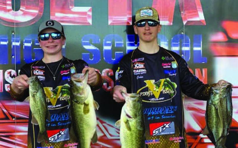 First Place WINNERS!!!! Braden Norton  Caden Williamson Congratulations to Vidor High School students Braden Norton and Caden Williamson! First SETX for the 2023 season and our Pirates Showed Up! The duo competed against more than 450 teams! VISD Courtesy Photos