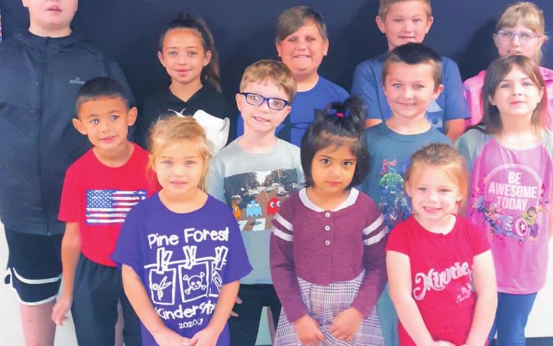 Pine Forest Elementary Students of the Month