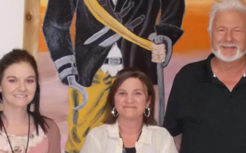 Vidor High School PASS team Angie Conn, Dina Ewart and Martin Herring