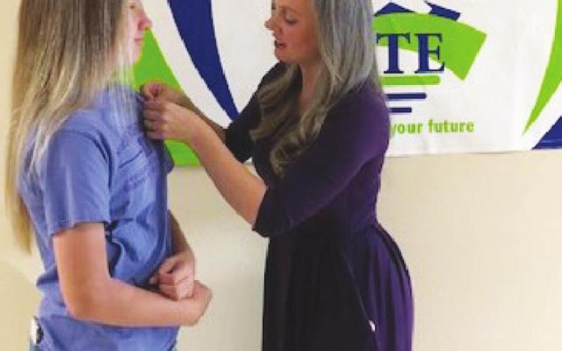 VHS 20-21 Senior Katelyn Watson Earns CNA Certification