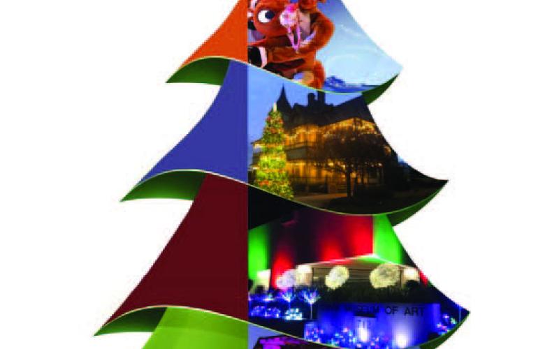 Seasons Greetings: Scenes from Stark Family Life Fence Banner Display