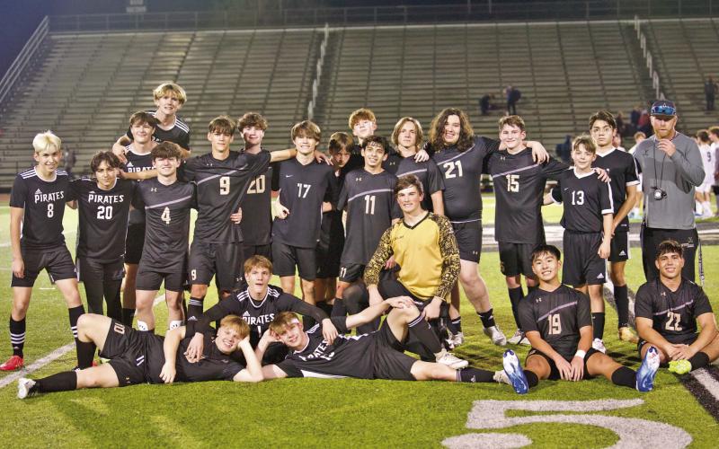 The Vidor Pirate and Lady Pirate soccer teams are playoff bound again this year after each finished in second place in district play. District certifications are not due until next week so opponents, dates and location of the playoff games have not been determined but should be known next week.