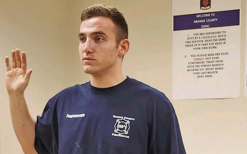 ESD Adds Full-time Firefighter