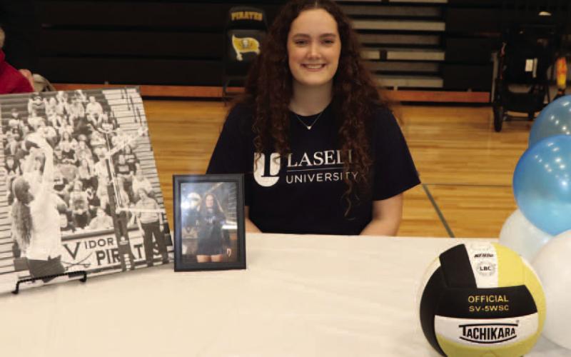 Rylee Sherman has committed to play volleyball at Lasell University in Massachusetts.