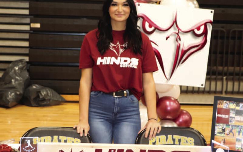 Andreya Garrett will be headed to Hinds Community College in Mississippi to play softball.