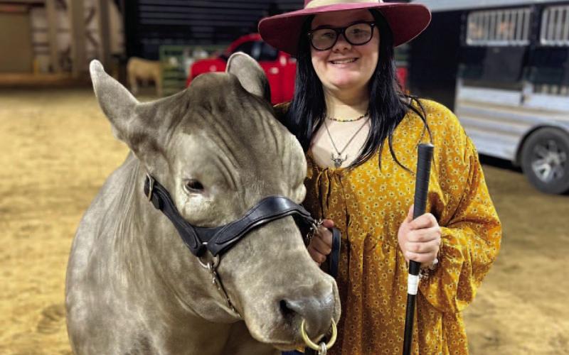Jaylyn Kohn was 14th overall market steer.