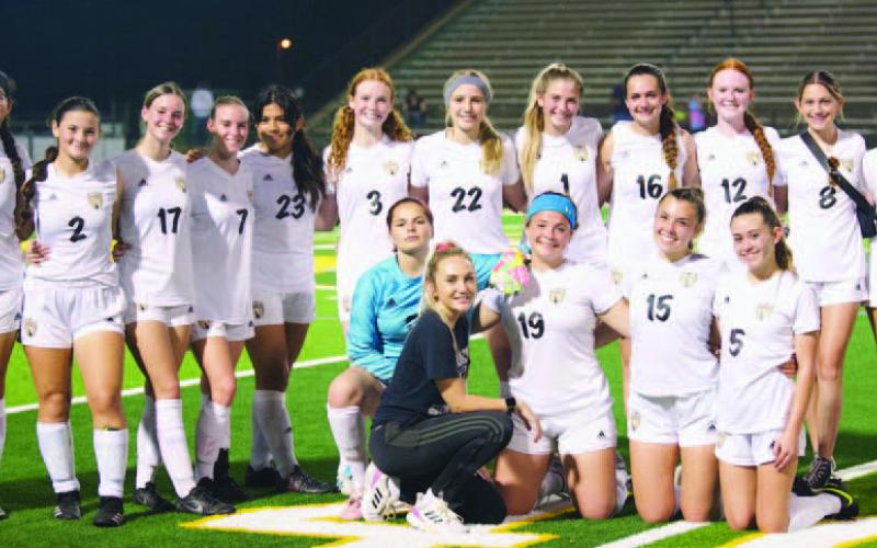 The Lady Pirate junior varsity soccer team shutout the LCM Lady Bears 6-0 Friday at LCM. Photo by Randall Luker