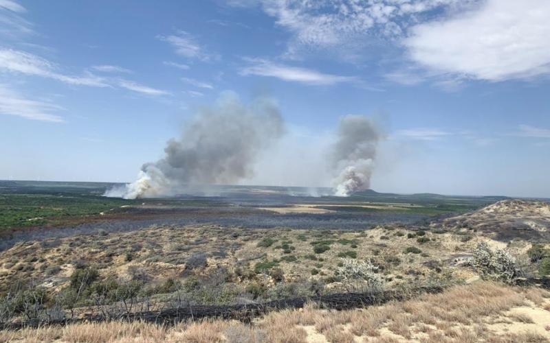 Game Ranch Wildfire in Nolan County (Texas A&amp;amp;M Forest Service)