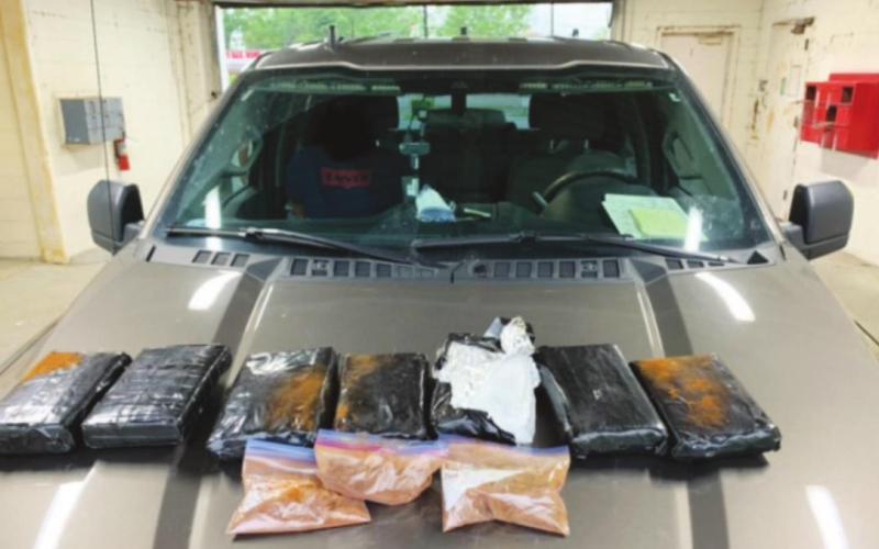 Narcotics discovered during traffic stop