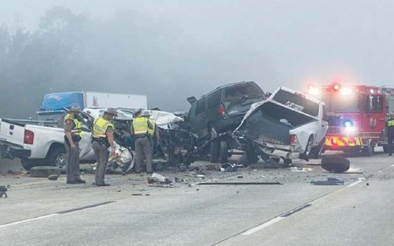 A 21-year old Louisiana man was killed Tuesday morning when the pickup he was riding in crashed into the rear of a car hauler trailer on westbound IH-10 near Doty Road. Preliminary investigation indicates the truck pulling the trailer had some type of mechanical difficulty and both were stopped in the inside lane when struck by the pickup.
