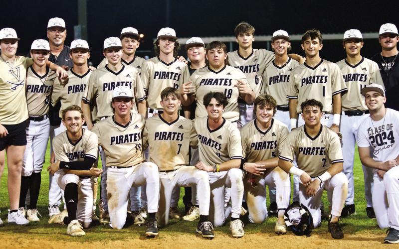 After clinching second place in district, the Vidor Pirates playoff is set. Coach Jeremy Gray says Vidor will host a one game playoff vs Hardin Jefferson in Vidor on Thursday, May 2 at 7:00 p.m.
