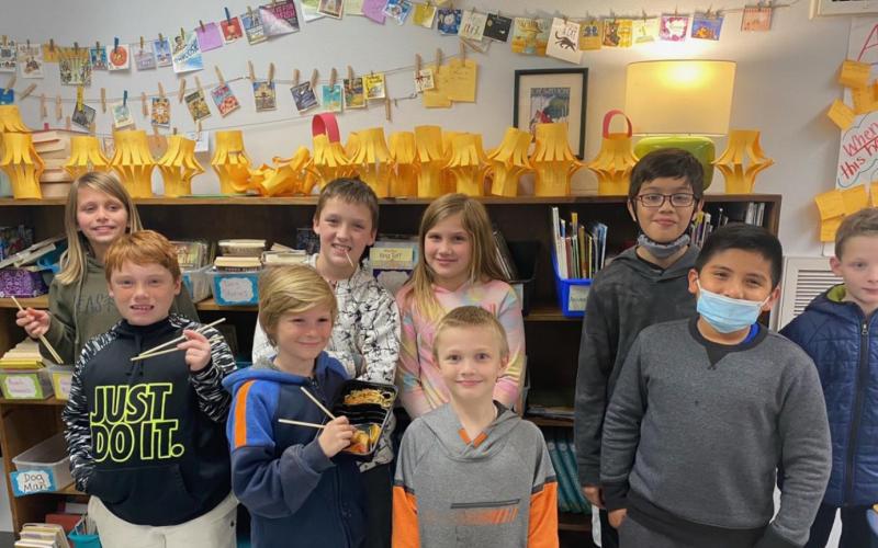 Vidor Elementary students
