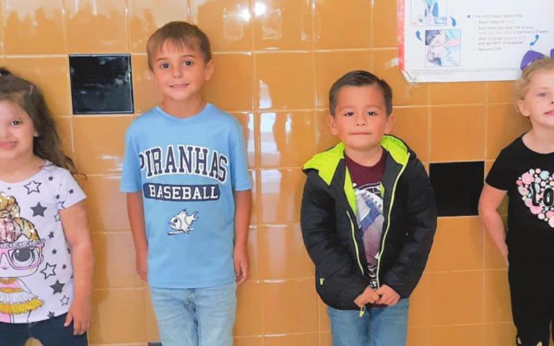 Best Citizens for the first nine weeks at Pine Forest Elementary are as follows: