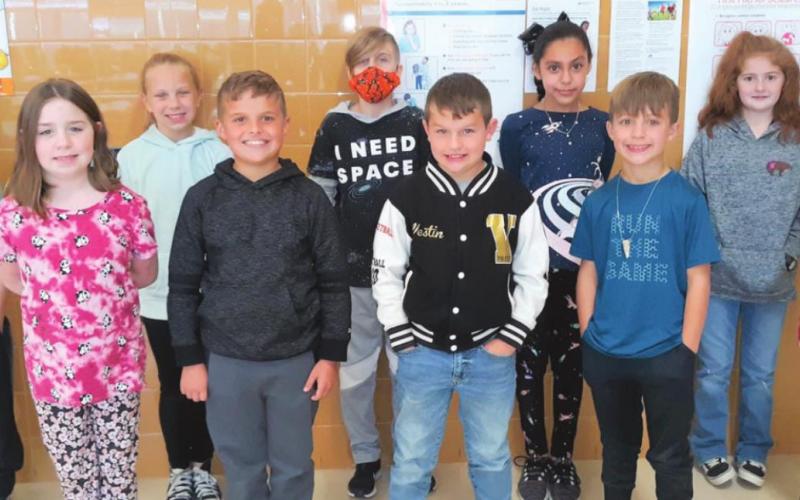 Best Citizens for the first nine weeks at Pine Forest Elementary are as follows: