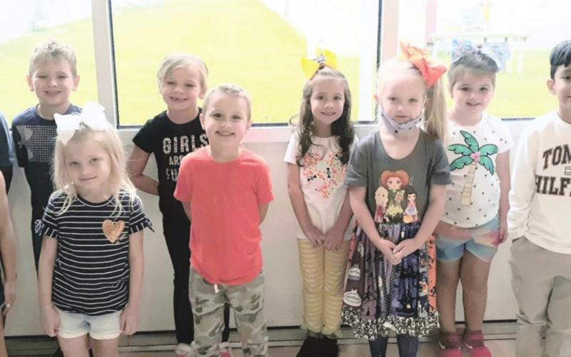 Best Citizens for the first nine weeks at Pine Forest Elementary are as follows: