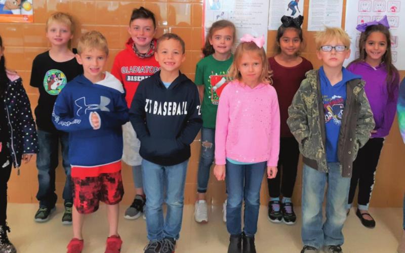 Best Citizens for the first nine weeks at Pine Forest Elementary are as follows: