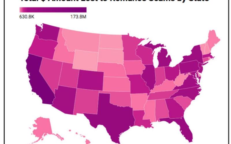 Nearly 100,000 Americans set to lose over $800 million to romance scams this year