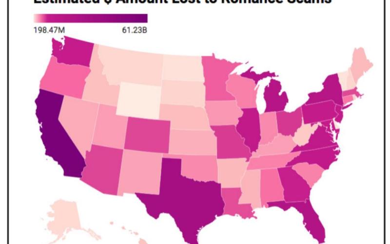 Nearly 100,000 Americans set to lose over $800 million to romance scams this year