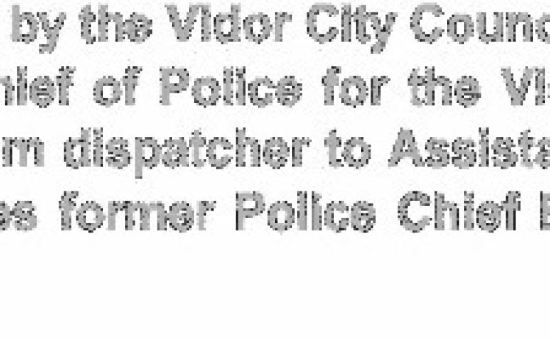 VIDOR’S PAST