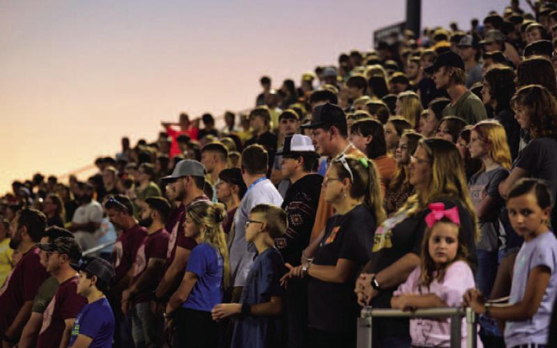 More than 400 attendees were at Pirate Stadium for Fields of Faith. Photos by Randall Luker