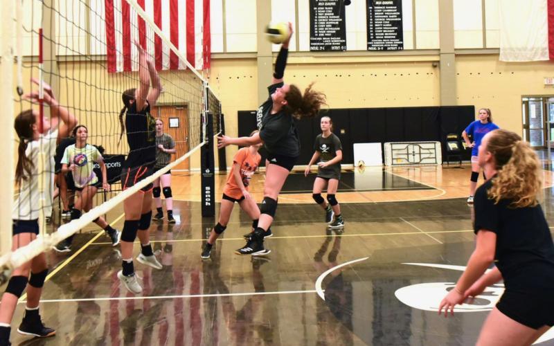Lady Pirate volleyball camp underway under Sampere