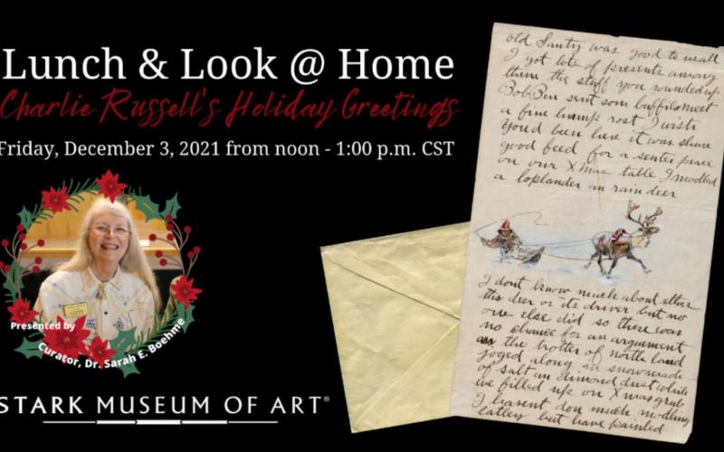 Lunch &amp; Look @ Home Charlie Russell’s HOliday Greetings