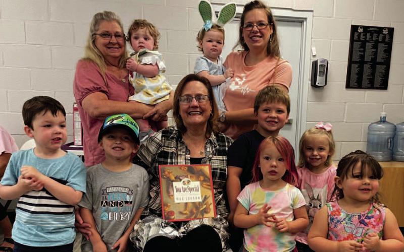 The Vidor Public Library held Itty Bitty Story Time on Tuesday, April 4, 2023. Guest Wanda Whitehead, Chaplain with Best Hospice Care of Texas read “You Are Special” by Max Lucado. The children made a bunny craft and enjoyed some treats. Courtesy Photo