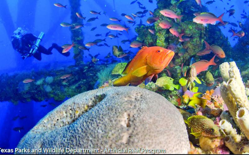 TPWD Deploys Materials for New Artificial Reef Site in Sabine