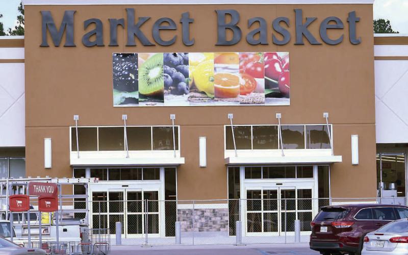 New entrances, signage and facade updated the appearance of Vidor's Market Basket and Crossroads Shopping Center. Workers were putting the finishing touches on the months long project this week. Archive Photo