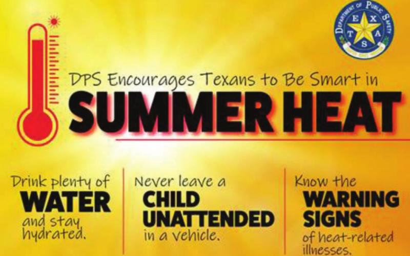 DPS encourages Texans to be smart in summer heat