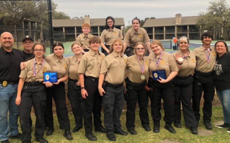 Vidor High School Criminal Justice Students