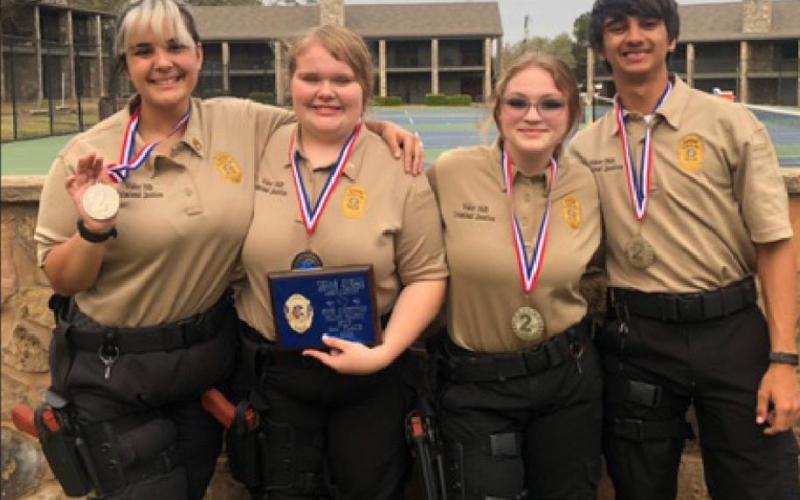 Vidor High School Criminal Justice Students