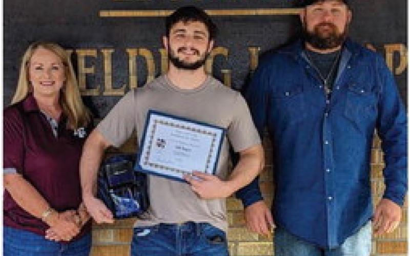 Congratulations to seniors Kelly So and Seth Rogers on being named the Vidor High School CTE Students of the Month for August. Kelly is in the CTE Health Science Nursing program, and Seth is in the CTE Welding program. Pictured (Left photo) are Health Science Teacher Misti Franklin, Kelly So, and CTE Director Penny Singleton. Pictured (Right photo) are CTE Director Penny Singleton, Seth Rogers, and Welding Instructor Jamie Whisneant VISD Courtesy Photo