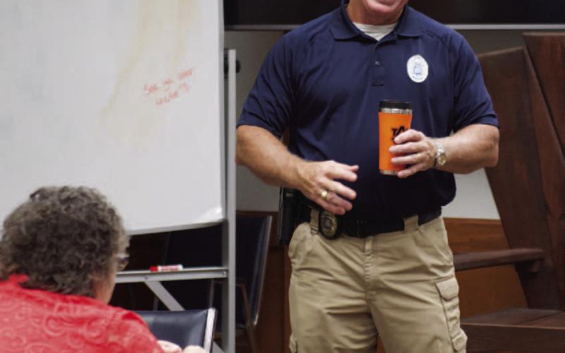 Carroll bids farewell to colleagues