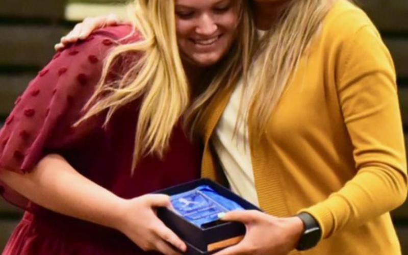 Allison Simmons-Softball Defensive Player of the year Photo by Randall Luker