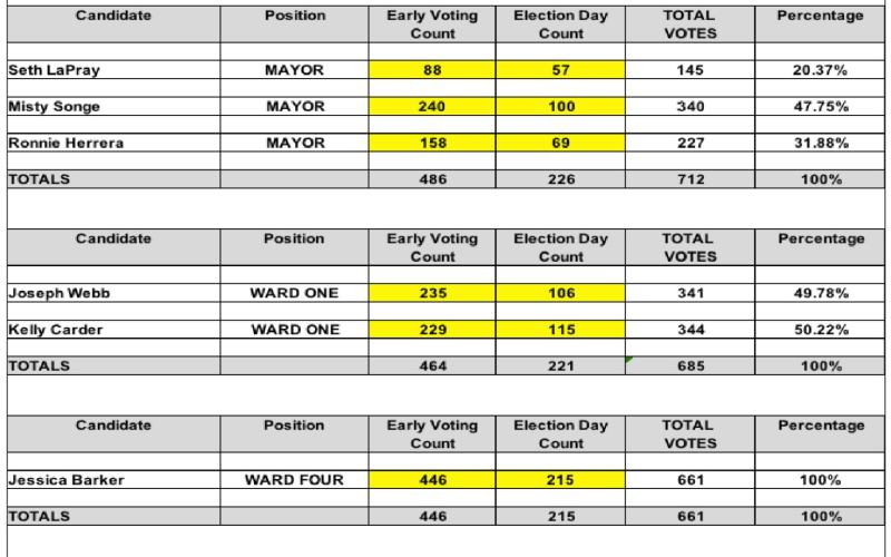 Runoff set in Vidor mayor race, Ward 1 a squeaker