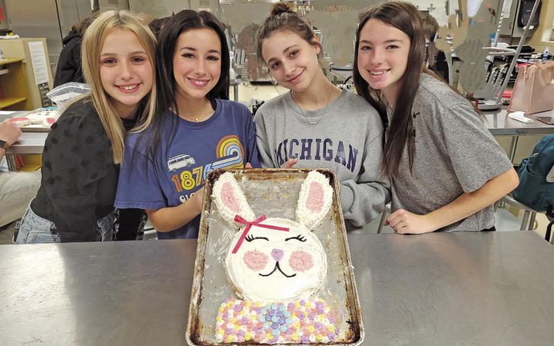2nd place Isabella Wedgeworth Taylor Bull Lexi Webb Chole Post
