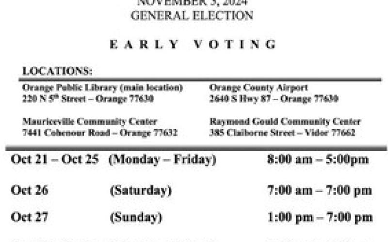 Orange County early voting brisk for November 5 election