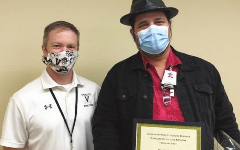Pictured with Dr. Killgo is Daniel Romero
