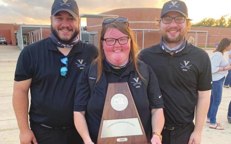 Vidor High School Marching Band earns perfect score in Marching Contest