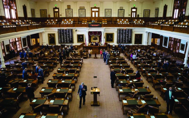 The House floor at the Capitol on Sept. 23, 2021. Credit: Eddie Gaspar/The Texas Tribune