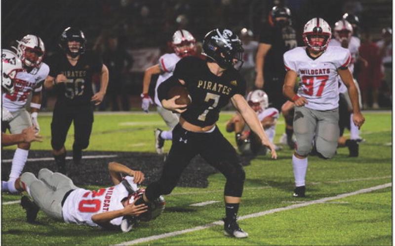 Wyatt Flores had a big night Friday scoring a touchdown and averaging eight yards per carry.