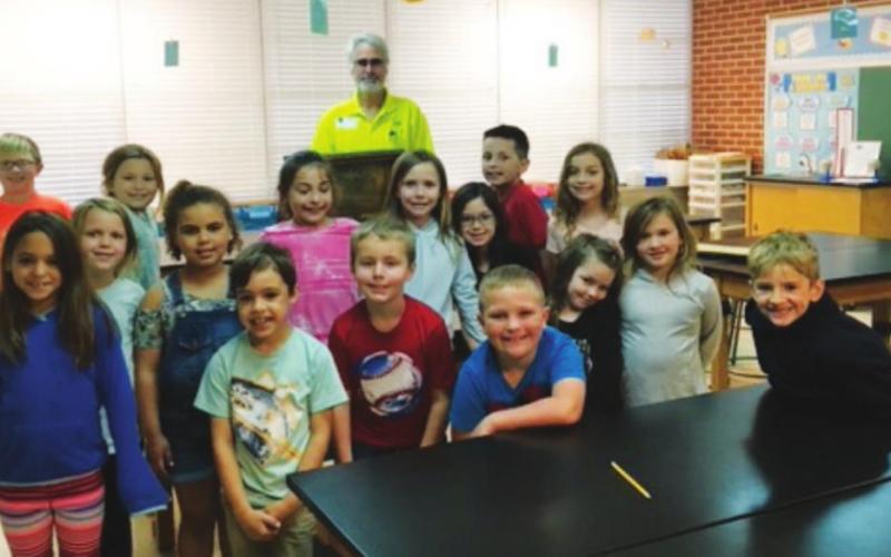 Local beekeeper pays a visit to Pine Forest Elementary