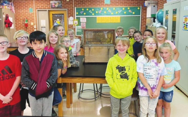 Local beekeeper pays a visit to Pine Forest Elementary