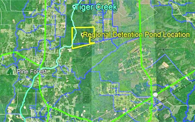 Tiger Creek Detention Pond Project Funded With $31 Million Grant
