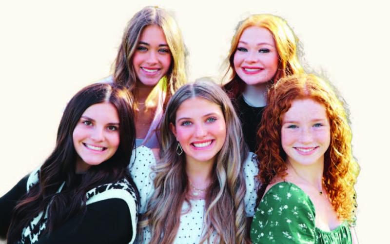 Sophomores Beauty nominees were recently selected at Vidor High School. Shown are in alphabetical: Sophie Buckley, AnnaBella Burns, Laney King, Quincy LaPray, Allie Williams.