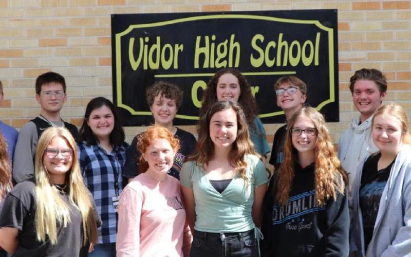 Last weekend, Vidor High School