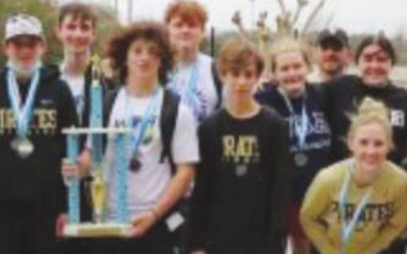 VHS Swim Team District Championship victories