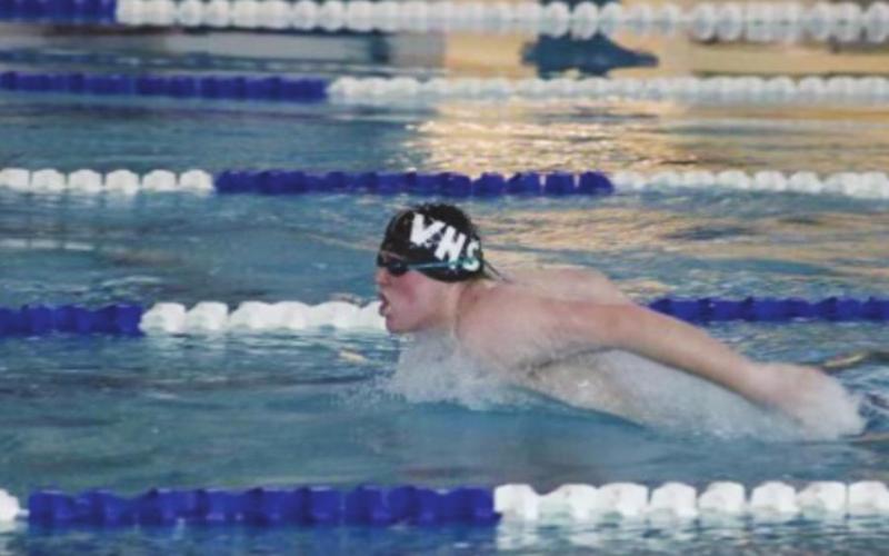 VHS Swim Team District Championship victories